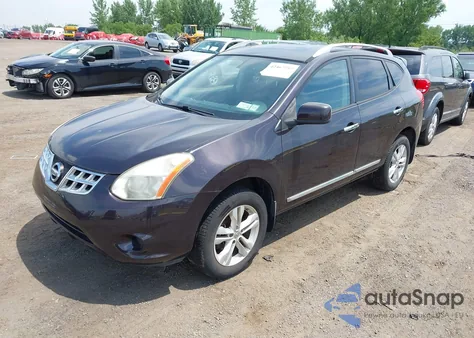 2012 Nissan Rogue Sv из США, поврежденный, VIN JN8AS5MVXCW360352